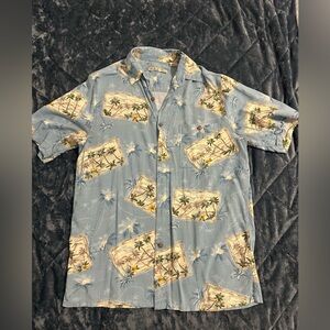 Batik Bay Hawaiian Button Up Shirt